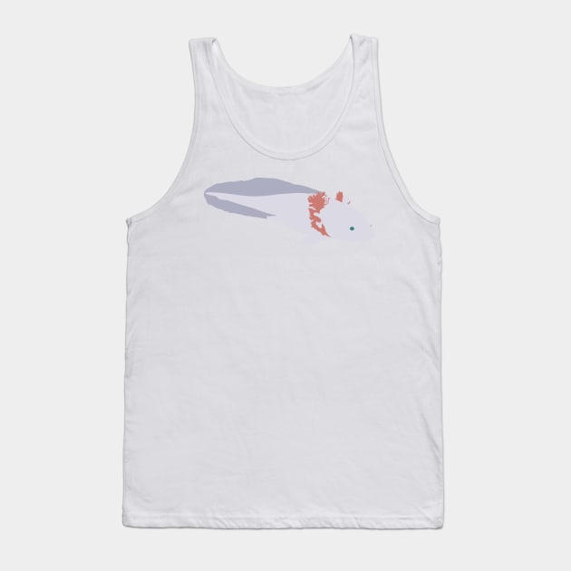 Axolotl Tank Top by stargatedalek